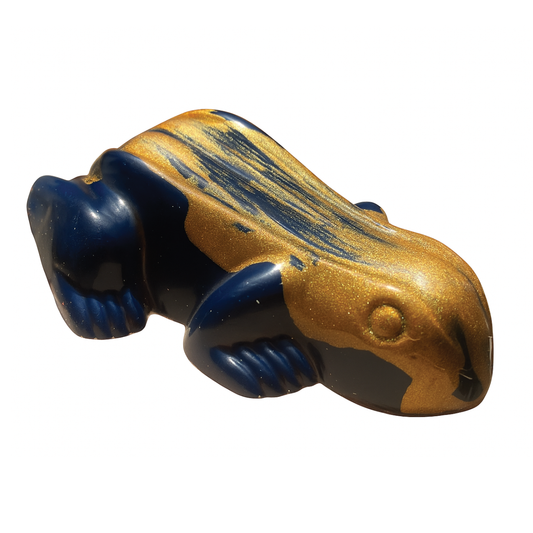 Blue & Gold Dark Chocolate Frog - Wholesale Box (45 Units)