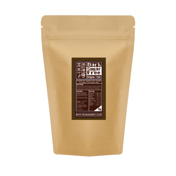 Zero Sugar Dark Hot Chocolate Flakes (Belgian Style) 1kg