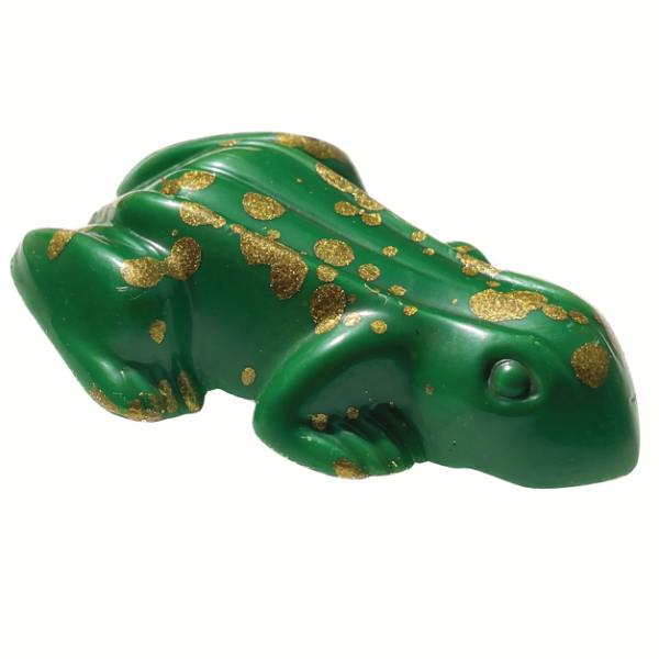 Green & Gold Milk Chocolate Frog - Wholesale Box (45 Units)