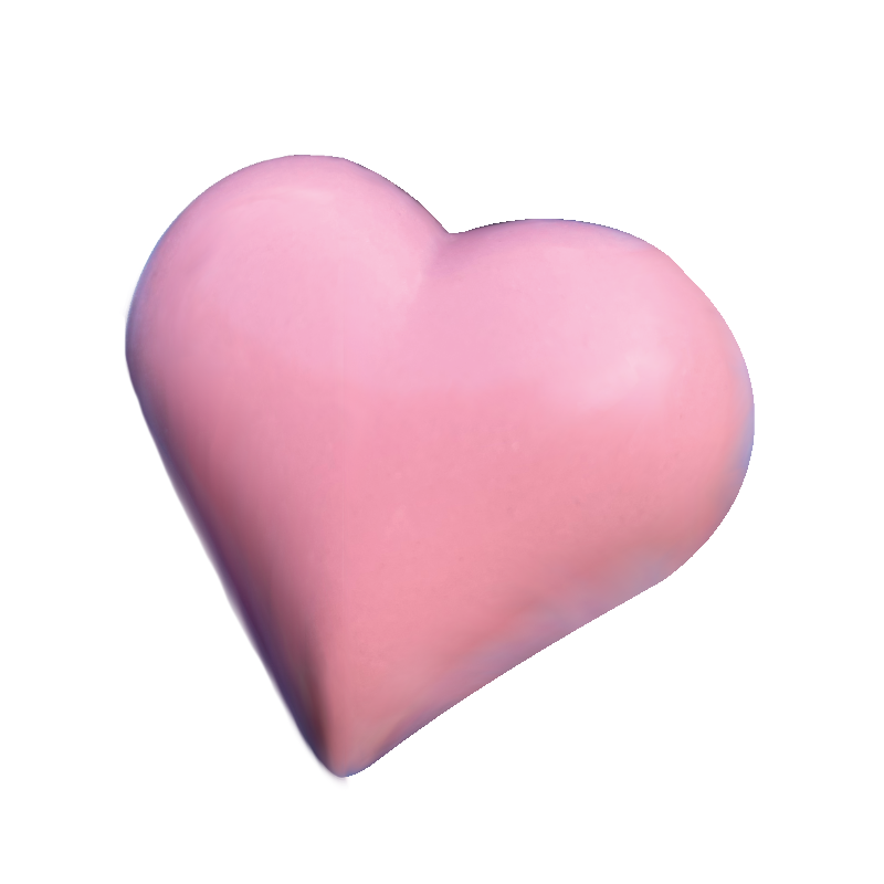 Vanilla Heart Bonbon - Wholesale Box (105 Units)