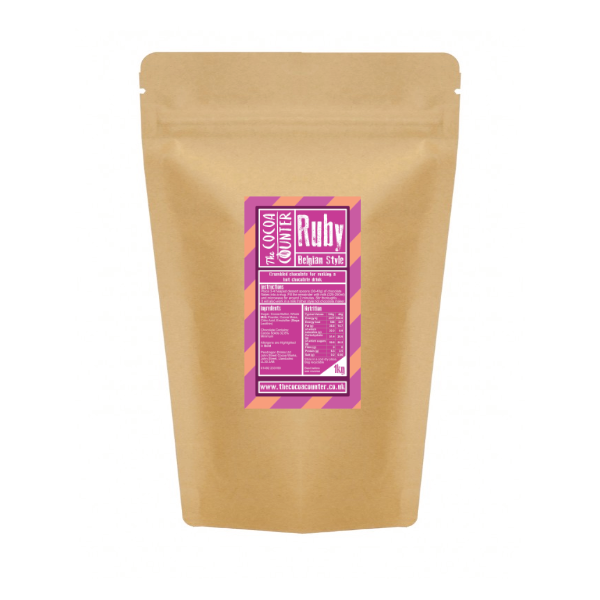 Ruby Hot Chocolate Flakes (Belgian Style) 1kg