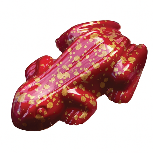 Red & Gold Milk Chocolate Frog - Wholesale Box (45 Units)