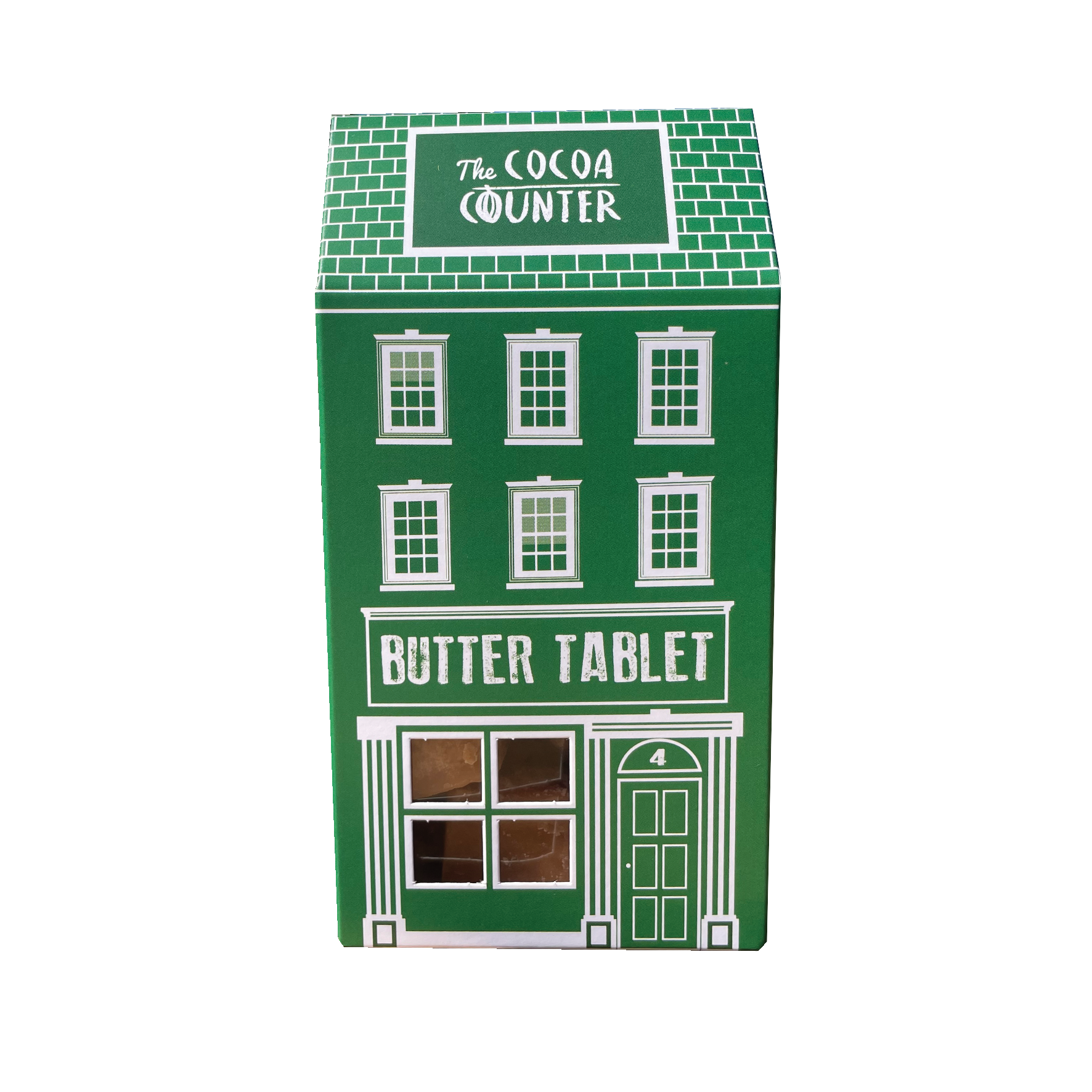 Butter Tablet in a light green box.