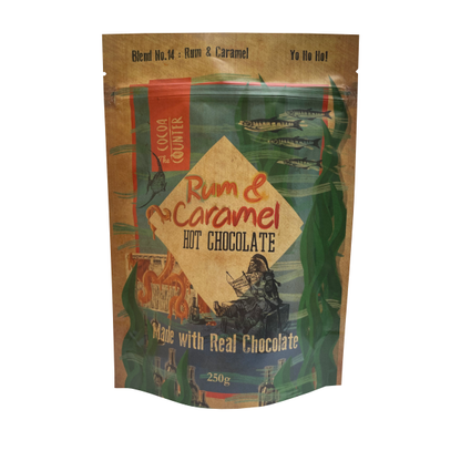 Rum and Caramel Luxury Hot Chocolate Flakes