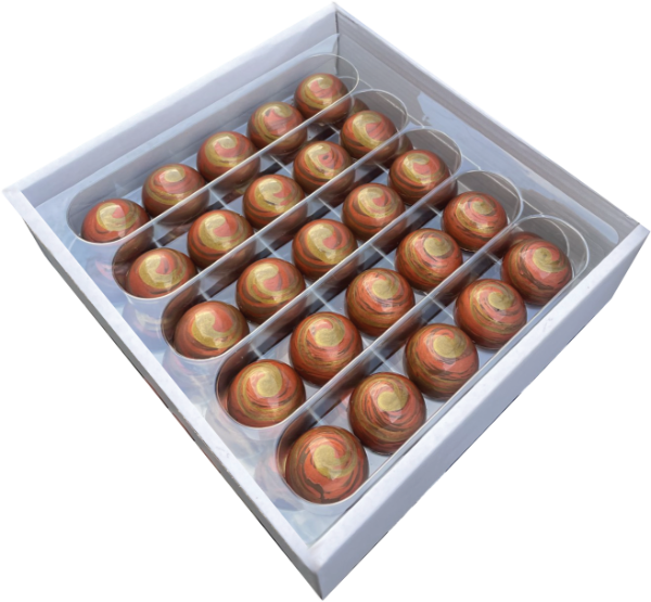 Salted Caramel Chocolate Dome - 75 Wholesale Loose Chocolates