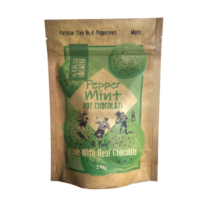 250g bag of luxury peppermint hot chocolate