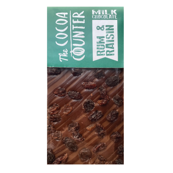 Milk Rum & Raisin Chocolate Bar (10 Pack) – The Cocoa Counter